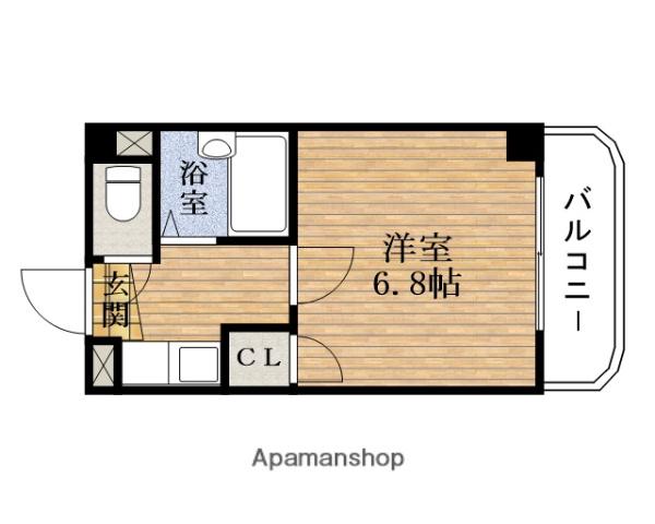 LA・FORESTA ラフォレスタ(1K/10階)の間取り写真