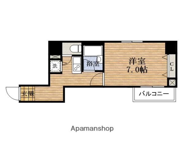 TATディナスティ西本町(1K/11階)の間取り写真
