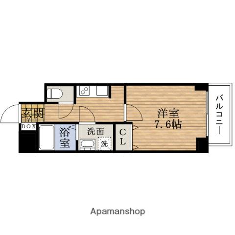 エスレジデンス本町マークス(1K/15階)の間取り写真