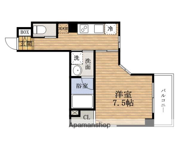 ローサMOTOMACHI(1K/9階)の間取り写真