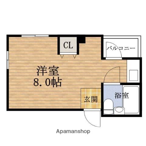 デイズハイツSAKAIGAWA(ワンルーム/4階)の間取り写真
