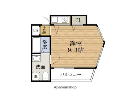トゥリオーニEBISU(ワンルーム/5階)の間取り写真