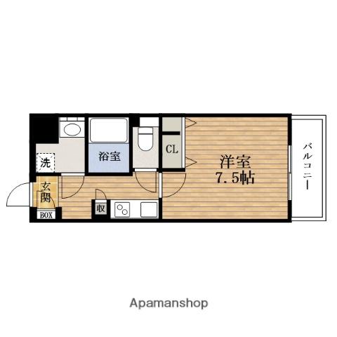 アーバネックスTANIMACHI(1K/11階)の間取り写真