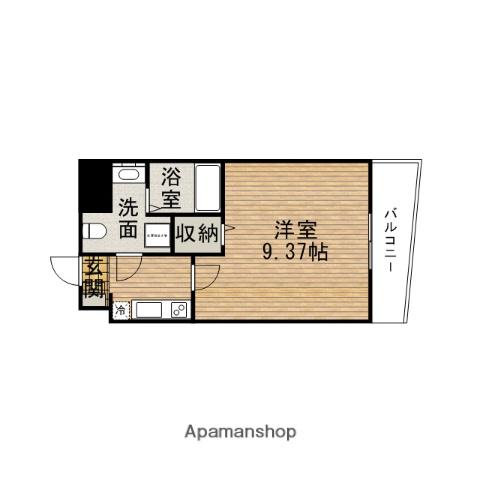 セレニテ日本橋SUD(1K/5階)の間取り写真