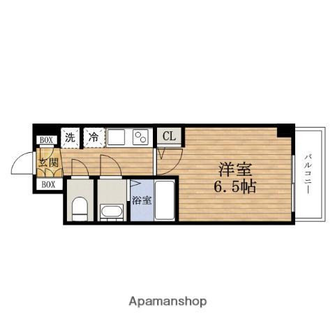 セレニテ谷四(1K/3階)の間取り写真