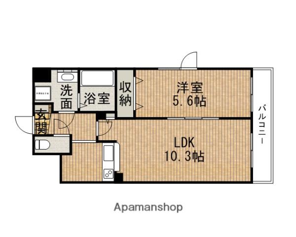 アーバネックスTANIMACHI(1LDK/10階)の間取り写真
