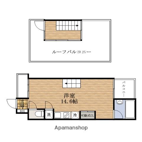 匠空京町堀(ワンルーム/10階)の間取り写真
