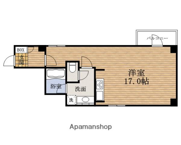 クレアジオーネ中之島西(ワンルーム/2階)の間取り写真