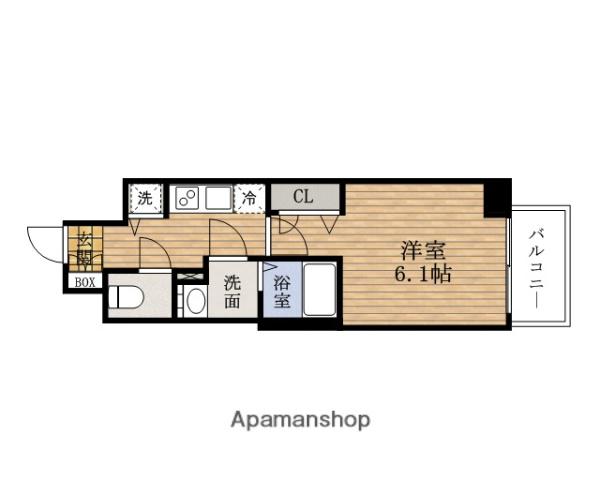 レオンコンフォート本町(1K/2階)の間取り写真