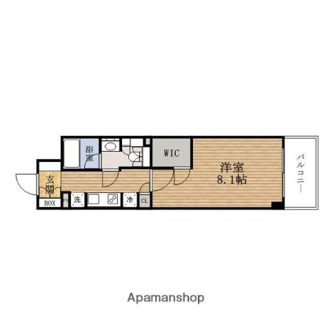 CONFORIA北堀江1丁目(1K/11階)の間取り写真