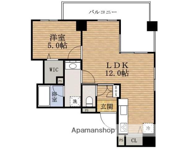 ラヴィベールUEMACHIDAI(1LDK/6階)の間取り写真