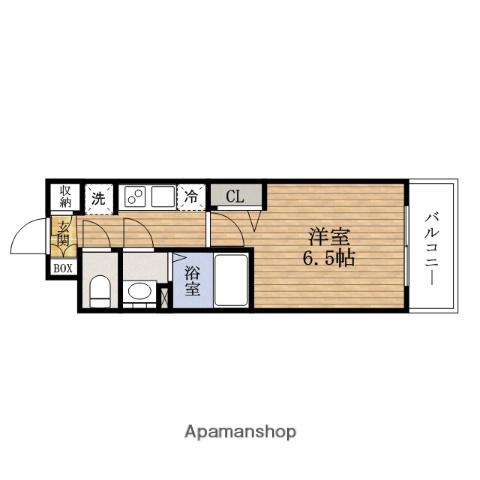 PRESSANCE大阪ドーム シティスクエア(1K/9階)の間取り写真