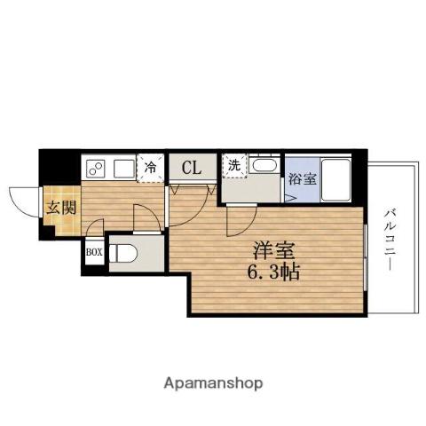 エスリード大阪ドームシティ(1K/3階)の間取り写真