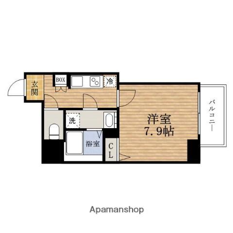 エグゼ堺筋本町(1K/11階)の間取り写真