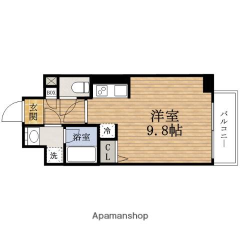 エグゼ大阪ドームⅡ(ワンルーム/3階)の間取り写真