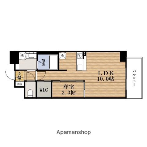 COMFORIALIV北浜平野町(1LDK/5階)の間取り写真