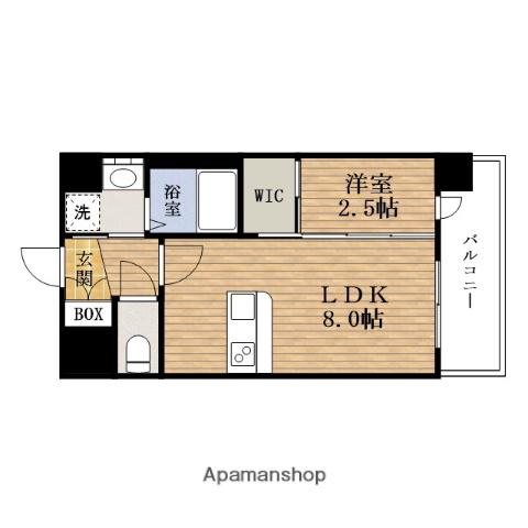 セレニテ南堀江EKURA(1LDK/5階)の間取り写真