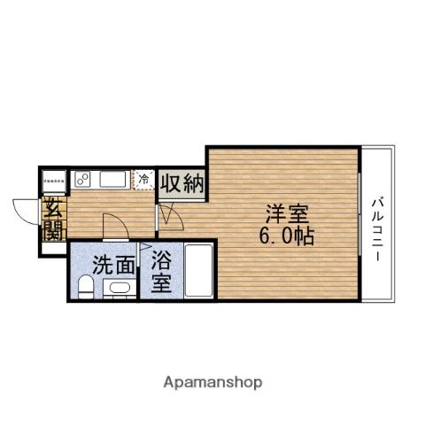 サムティ土佐堀リベラ(1K/9階)の間取り写真