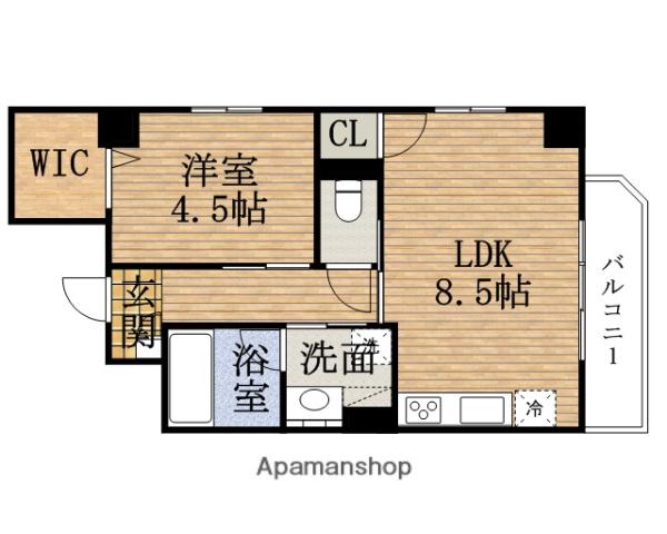 レクシアCHIYOZAKI(1LDK/2階)の間取り写真