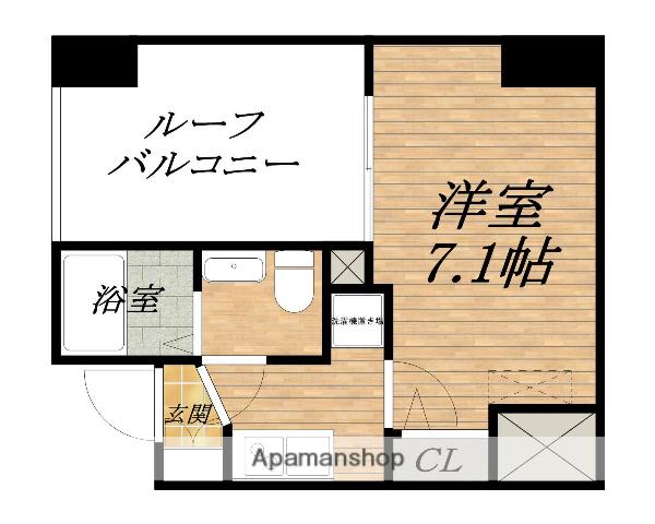 アドバンス心斎橋RASSURER(1K/2階)の間取り写真