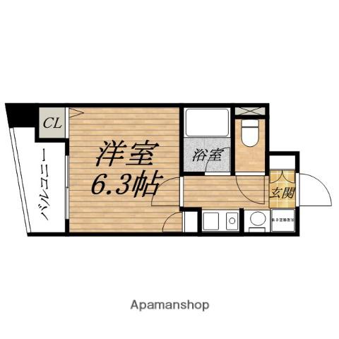 APEX OTEDORI(1K/6階)の間取り写真