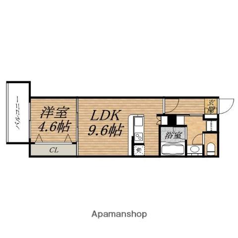 URBANEX OTEMAE(1LDK/5階)の間取り写真