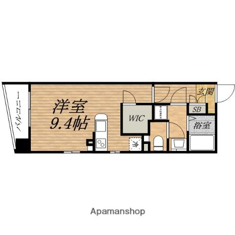 クラウンハイム本町イースト(ワンルーム/2階)の間取り写真