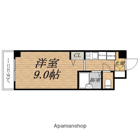 サンシャインTOGAWA(1K/5階)の間取り写真