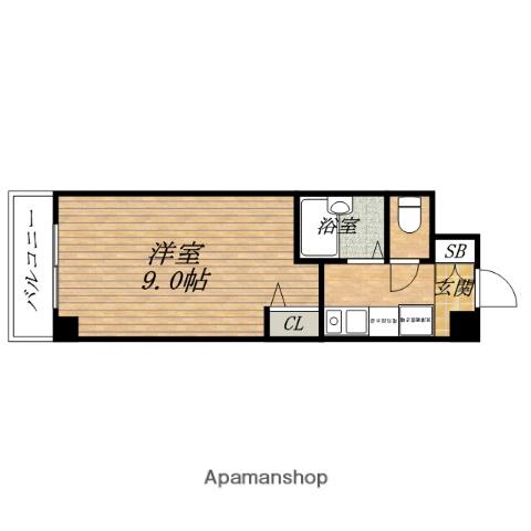 サンシャインTOGAWA(1K/5階)の間取り写真