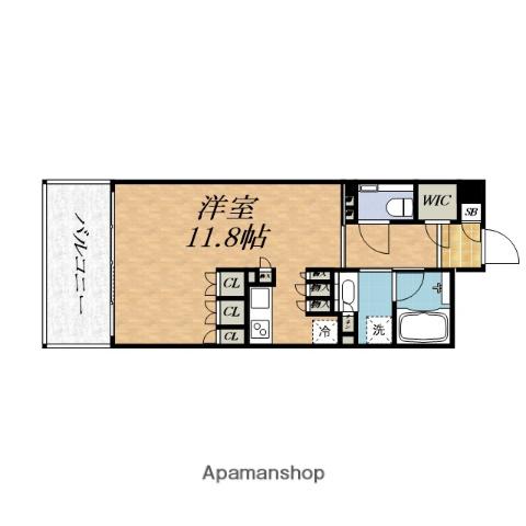 GALILEO SINMACHI(1K/4階)の間取り写真