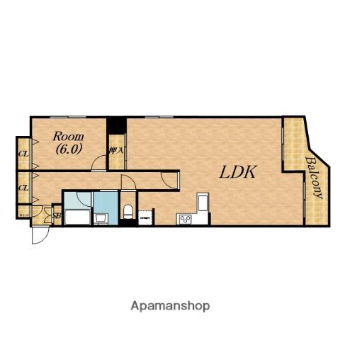 AURUM ARGENT 阿波座(1LDK/3階)の間取り写真