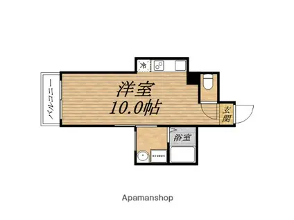 ロイヤルメゾンMINAMISENBA(ワンルーム/7階)の間取り写真