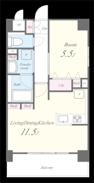 スプレンダースマイル(1LDK/3階)の間取り写真