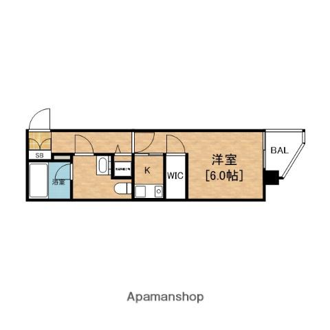 セレニテ日本橋(1K/8階)の間取り写真