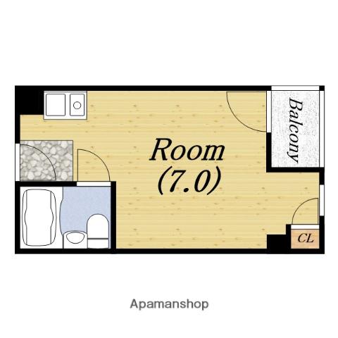 エスロンプランナーズビル(ワンルーム/5階)の間取り写真