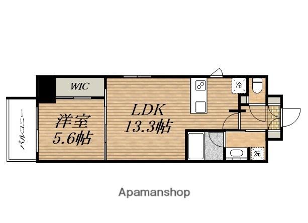 DIMUS北浜(1LDK/5階)の間取り写真