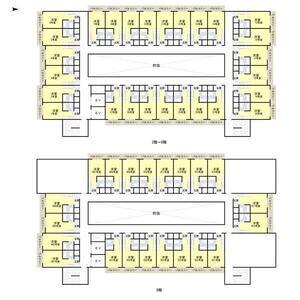 ヴィラ守口(ワンルーム/8階)の間取り写真