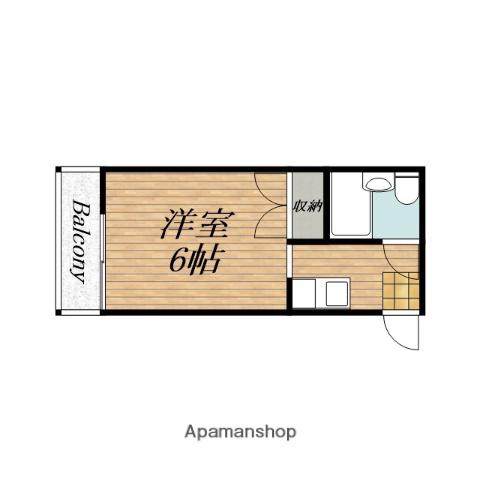 プラス九条(1K/9階)の間取り写真