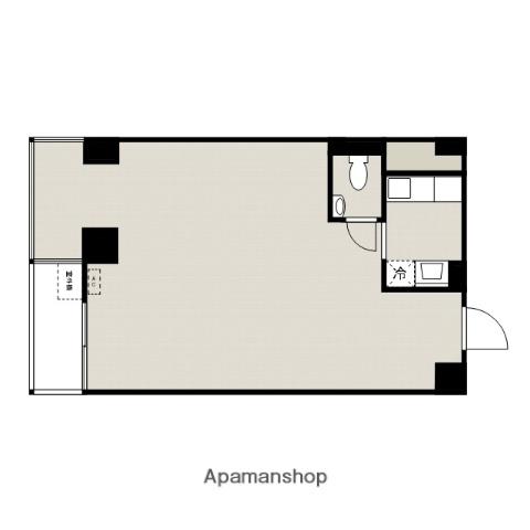 グリーンコーポ天満橋(ワンルーム/4階)の間取り写真