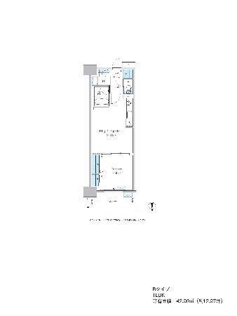 グランセジュール大国町(1LDK/5階)の間取り写真