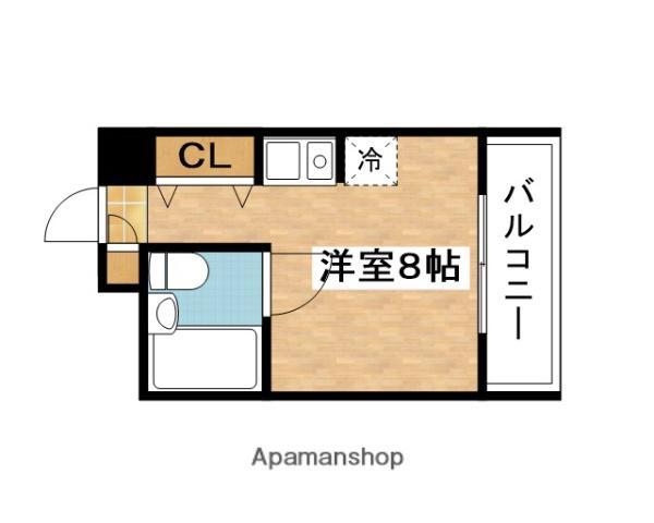 プレアール吹田泉町2(ワンルーム/3階)の間取り写真