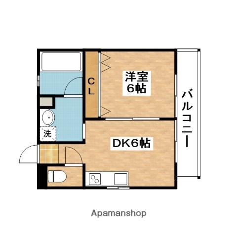 第11関根マンション(1DK/3階)の間取り写真