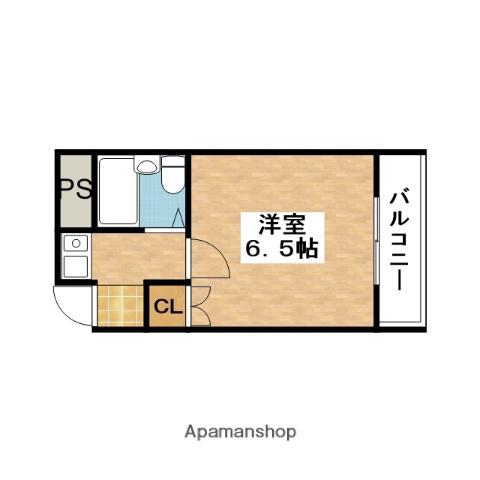 マンションコメット(1K/3階)の間取り写真