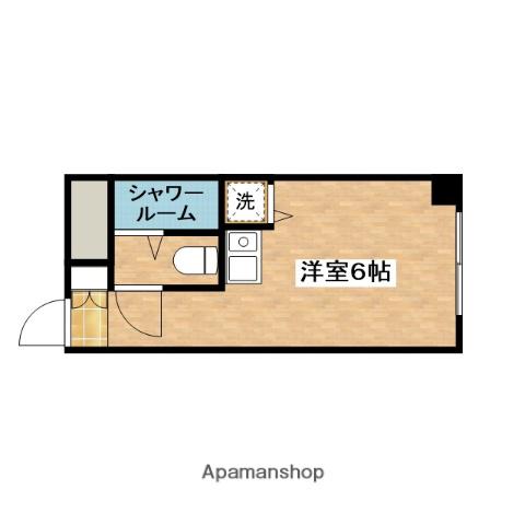 ハイムタケダT-4(ワンルーム/3階)の間取り写真