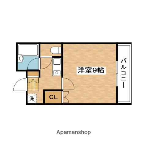アルカサール千里山(1K/3階)の間取り写真