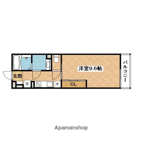 リブリ・昭和園(1K/2階)の間取り写真