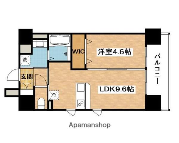 第26関根マンション(1LDK/3階)の間取り写真