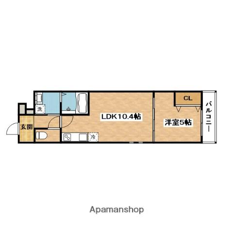 フジパレス吹田垂水町3番館(1LDK/2階)の間取り写真