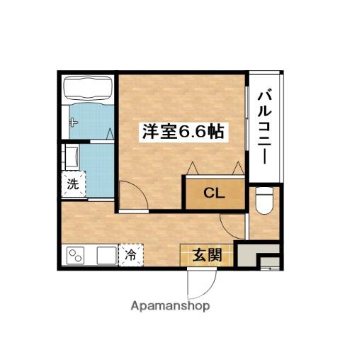 フジパレス吹田内本町(1K/1階)の間取り写真