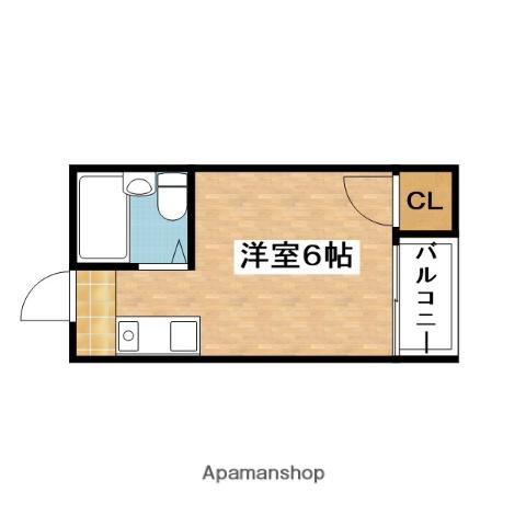 TOMOメゾン吹田(ワンルーム/3階)の間取り写真